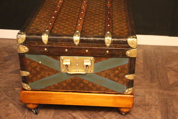 Stenciled Monogram Cabin Steamer Trunk by Louis Vuitton, 1920s-YF-1118560