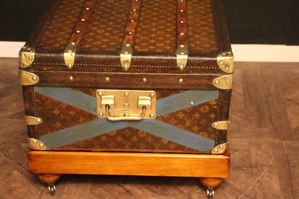 Stenciled Monogram Cabin Steamer Trunk by Louis Vuitton, 1920s-YF-1118560