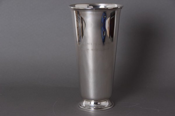 Sterling Silver Vase from Svend Toxværd, 1970s-DQ-582284