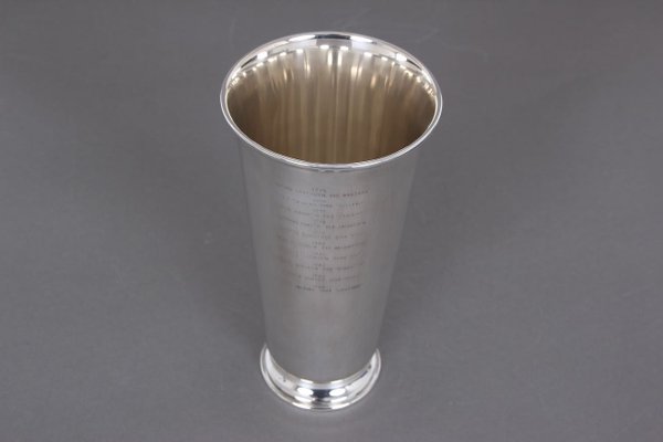 Sterling Silver Vase from Svend Toxværd, 1970s-DQ-582284