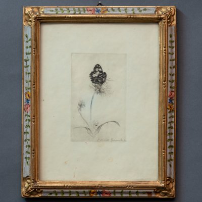 Still Life, 1900s, Pencil on Paper, Framed-MAX-1173692