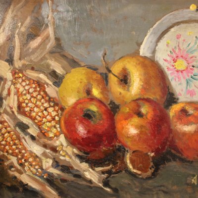 Still Life, 1950, Oil on Canvas, Framed-RP-1805089