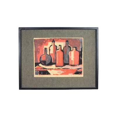 Still Life, 1960s, Color Lithograph, Framed-AYY-1091493