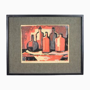 Still Life, 1960s, Color Lithograph, Framed-AYY-1091493