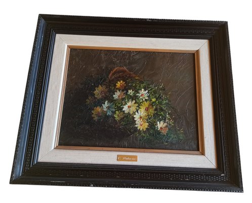 Still Life, 20th-Century, Oil on Canvas, Framed-ZVO-1188080