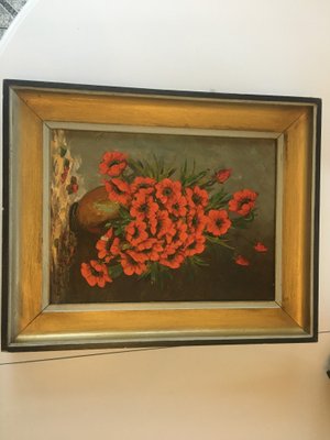 Still Life Oil on Canvas by N. Verheyden, 1960s-WQQ-646551