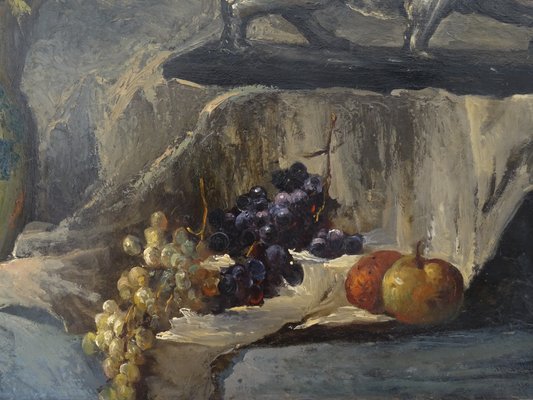 Still Life, Oil on Wood, France, Early 20th Century-MLN-941993