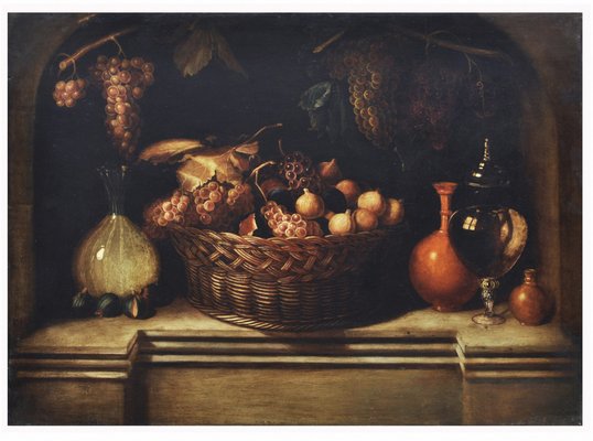 Still Life Painting, Dutch School, 2004, Oil on Canvas, Framed-YUW-1311904