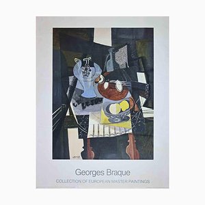 Still Life with Mandolin Offset Poster After George Braque, 1986-ZCI-1379194