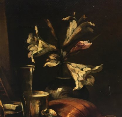 Still Life with Musical Instruments - Oil on Canvas - Francesca Strino - Italy-YUW-912570