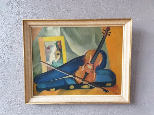 Still Life with Violin by C. Noël-AIU-936291