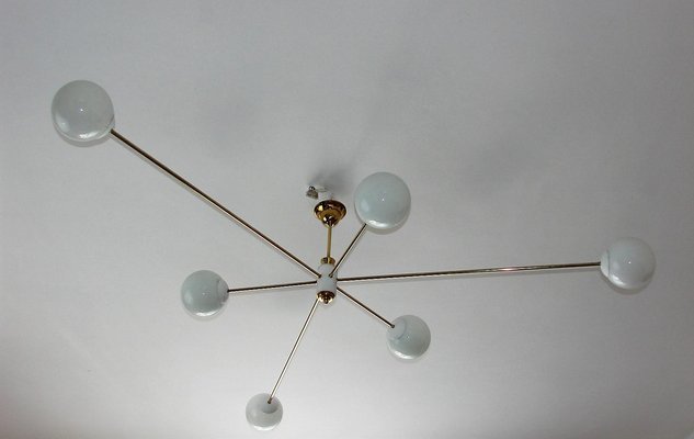 Stilnovo Style Chandelier, 1960s-XHP-1241326