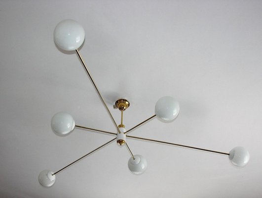 Stilnovo Style Chandelier, 1960s-XHP-1241326