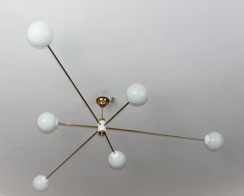 Stilnovo Style Chandelier, 1960s-XHP-1241326