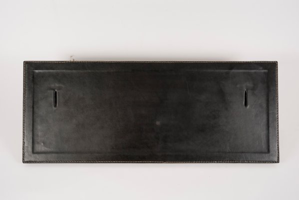 Stitched Leather Coat Rack by Jacques Adnet, 1950s-VRR-730088