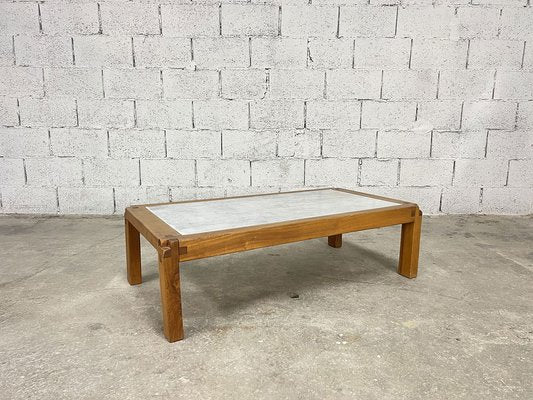 Stone Coffee Table by Pierre Chapo, 1960s-PB-1768462