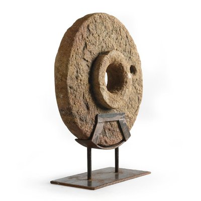 Stone Wheel on Iron Stand, 1890s-NQ-702207