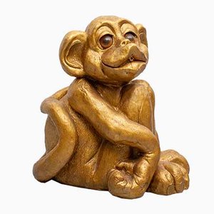 Stoneware Monkey Garden Fountain, 1970s-GCG-912857