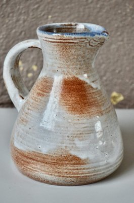 Stoneware Pitcher by Jeanne & Norbert Pierlot for Puisaye-AIU-987761