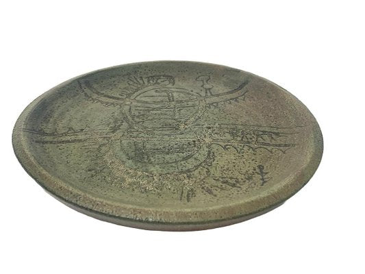 Stoneware Plate, 1960s-UCH-1790160