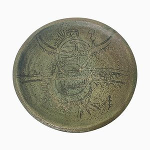 Stoneware Plate, 1960s-UCH-1790160