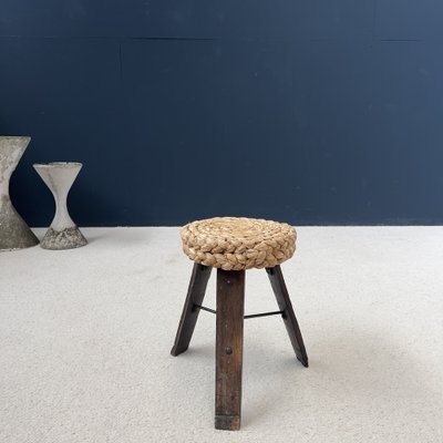 Stool by Adrien Audoux and Frida Minet, 1950s-EAJ-1763378