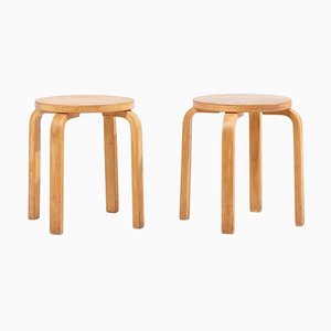 Stools attributed to Alvar Aalto for Artek, Finland, 1950s, Set of 2-SFD-1369743