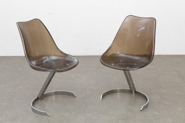 Stools by Boris Tabacoff, 1970s, Set of 2-LMR-1424691