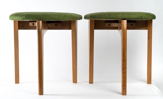 Stools by Guillerme and Chambon, Set of 2-WFS-911020