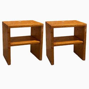 Stools by Perriand for Les Arcs, 1960, Set of 2-LA-1356619