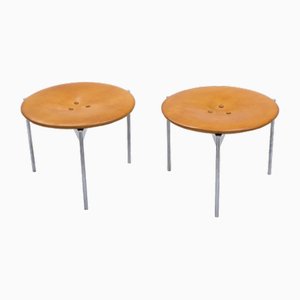 Stools by Uno & Östen Kristiansson for Luxus, 1960s, Set of 2-KO-1762536