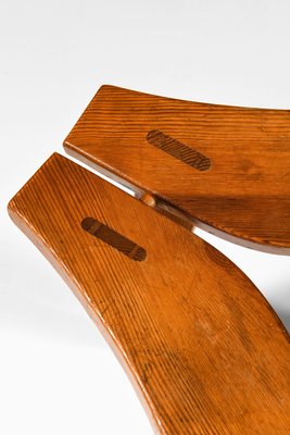 Stools in Oregon Pine by Edvard Wilberg, 1955, Set of 2-SC-2026584