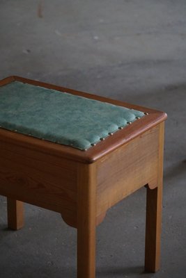 Stools in Pine & Fabric with Storage, 1950s, Set of 2-MXF-1781175