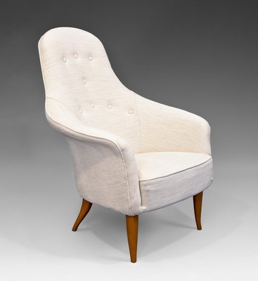 Stora Adam Armchair by Kerstin Hörlin-Holmquist for Nordiska Kompaniet, 1950s-CGW-2026636