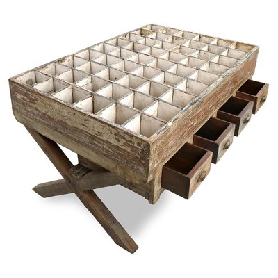 Storage Table with 54 Drawers-NQ-1798453