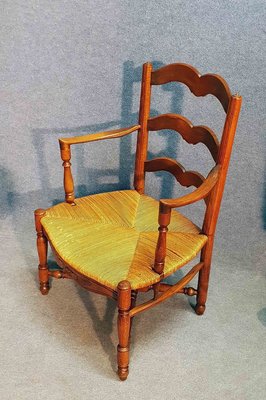 Straw Lounge Chair, 1920s-AWH-746189