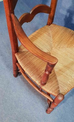 Straw Lounge Chair, 1920s-AWH-746189