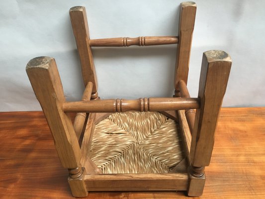 Straw Stool, 1980s-WQQ-885055