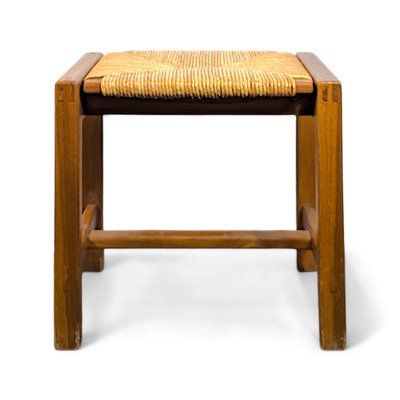 Straw Stool in Elm from Maison Regain-HLV-2024374