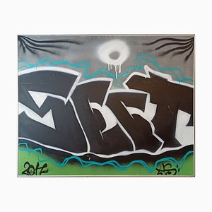 Street Art Painting, 2017, Spray Paint-FSD-1178371