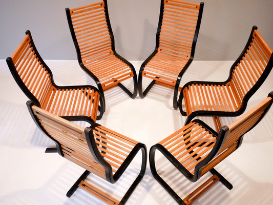 String Dining Chairs by Terje Hope, Norway, 1984, Set of 6-OGU-1072893