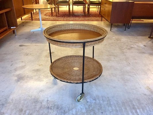 String Teak Serving Trolley, 1950s-WSA-831358