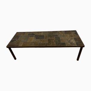 Structural Coffee Table with Slate Tile Top, 1960s-AT-1733077