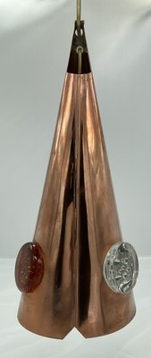 Struten Pendant Lamp in Copper by Erik Höglund & Hans Bergström for Ateljé Lyktan, 1960s-ZQM-1725587