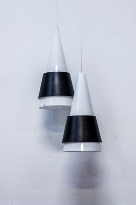 Struten Pendant Lamps by Hans Bergström for Ateljé Lyktan, 1950s, Set of 2-KO-635198