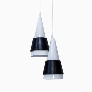 Struten Pendant Lamps by Hans Bergström for Ateljé Lyktan, 1950s, Set of 2-KO-635198