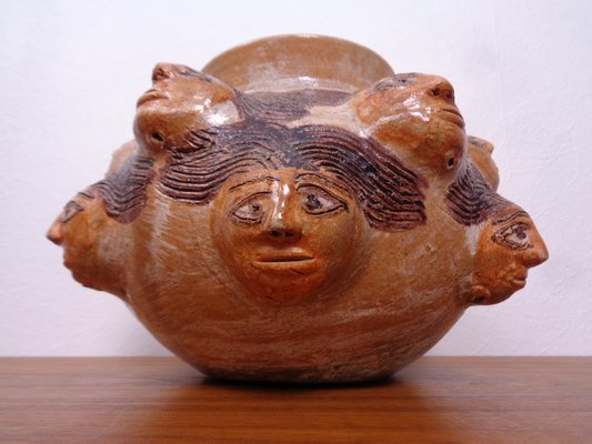 Studio Ceramic Vase by Dolores Porras, Mexico, 1990s-RDW-1813881