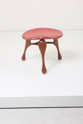 Studio Craft Wooden Stool by Ron Curtis, USA, 1980s-SFD-631559