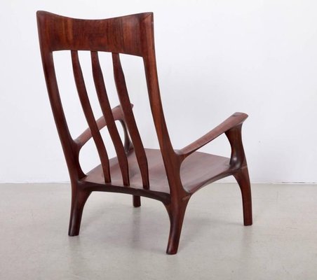 Studio Lounge Chair in Black Walnut by Ben Rouzie, 1960s-SFD-631569