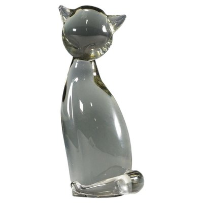 Stylized Cat attributed to Livio Seguso, 1970s-KJP-1781100